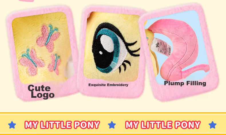 MY LITTLE PONY Plush Toy Cloud Bao Original Doll Accessories, Hugging Pillow, Stuffed Animal, Birthday Gift for Children, Girls' Present 9