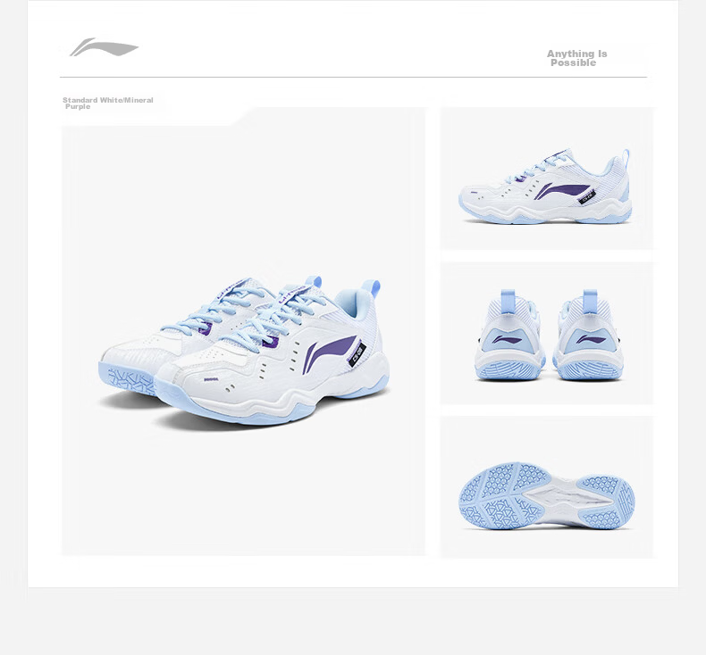 Li-Ning Badminton Shoes, Unisex Fly Leg Design, Non-Slip Wear-Resistant Tennis Shoes, Table Tennis Shoes, Low-Profile Flying Sports Shoes 17