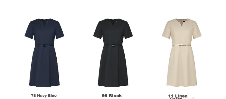 G2000 Women's 2026 Spring Summer Draped Short Sleeve Dress with Belt Comfortable Stretch Mall Edition 13