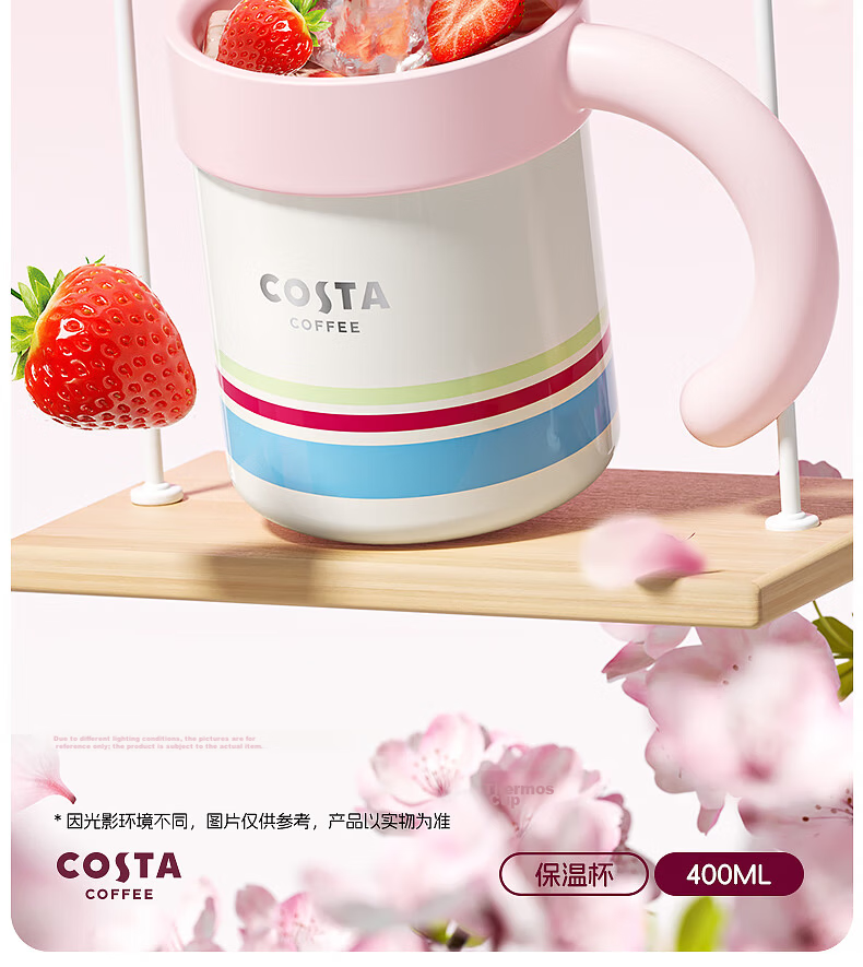 COSTA Unisex Stylish Insulated Coffee Mug Thermal Cup Gift for Girlfriend Holiday Present 2