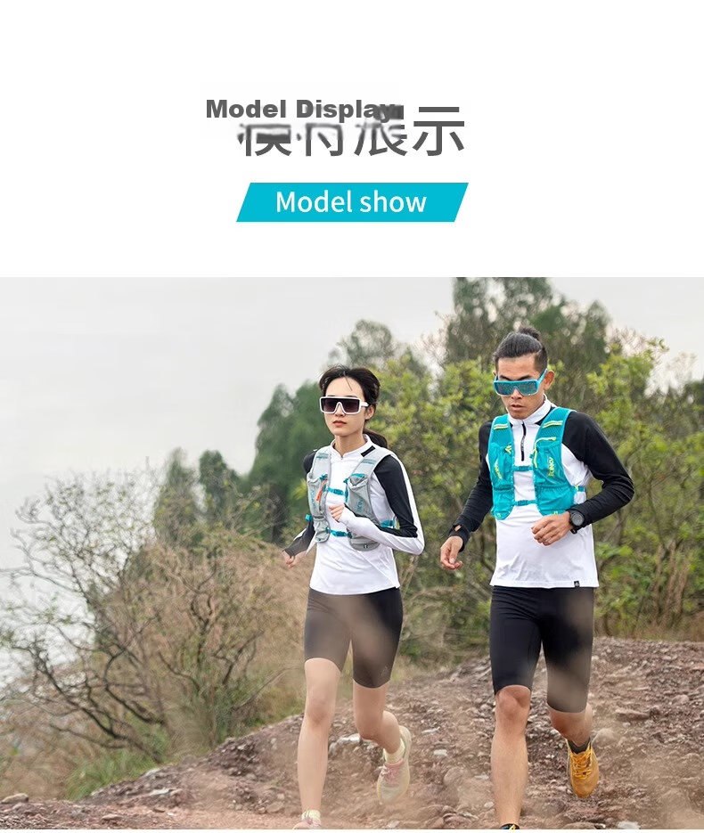 AONIJIE Trail Running Backpack 5L Lightweight Breathable Outdoor Hydration Pack Waterproof Cycling Bag for Men and Women 13