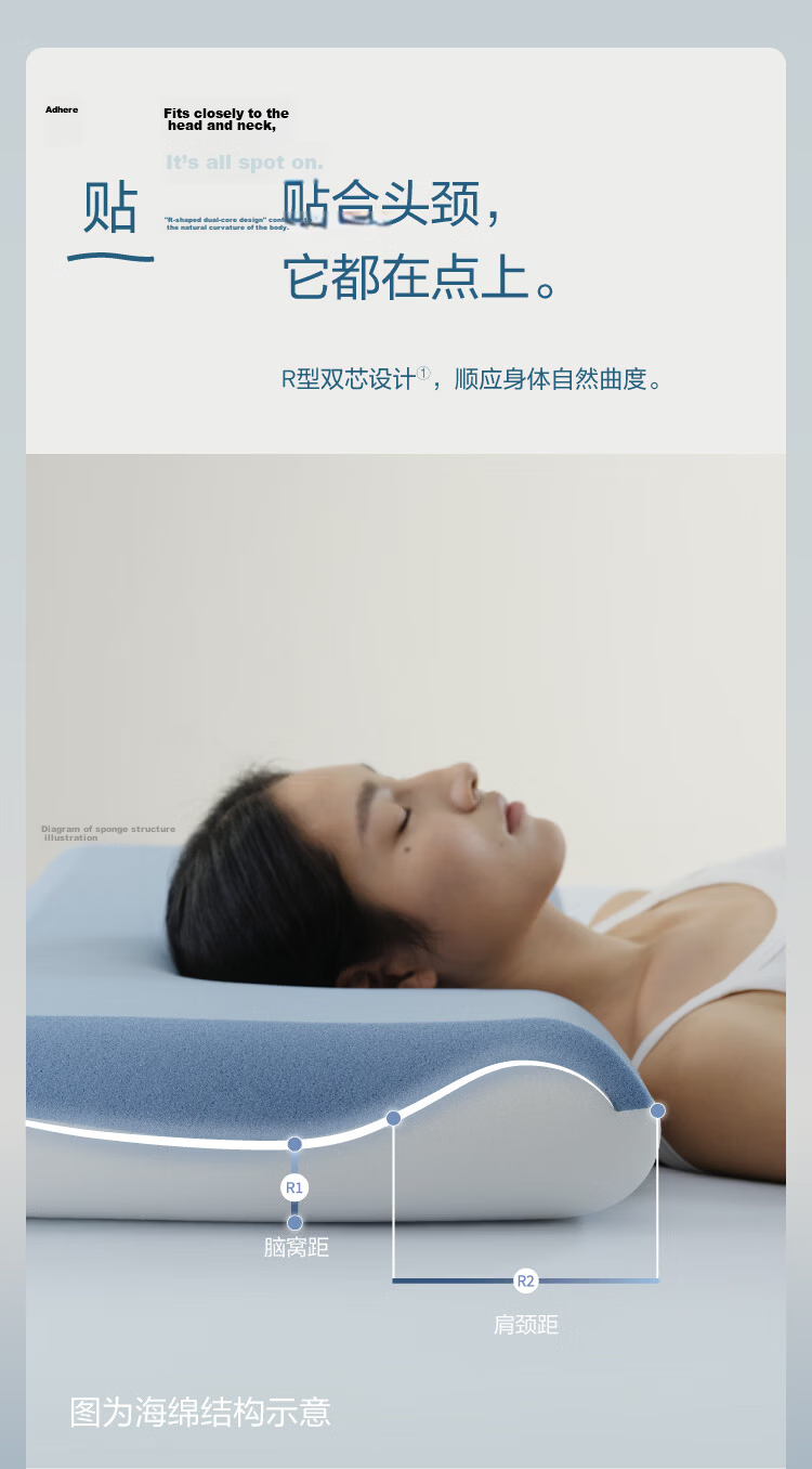 Atour Planet Deep Sleep Pillow PRO Entry-Level Neck Support Slow Rebound Memory Foam Adult Pillow Core 10cm Single 4