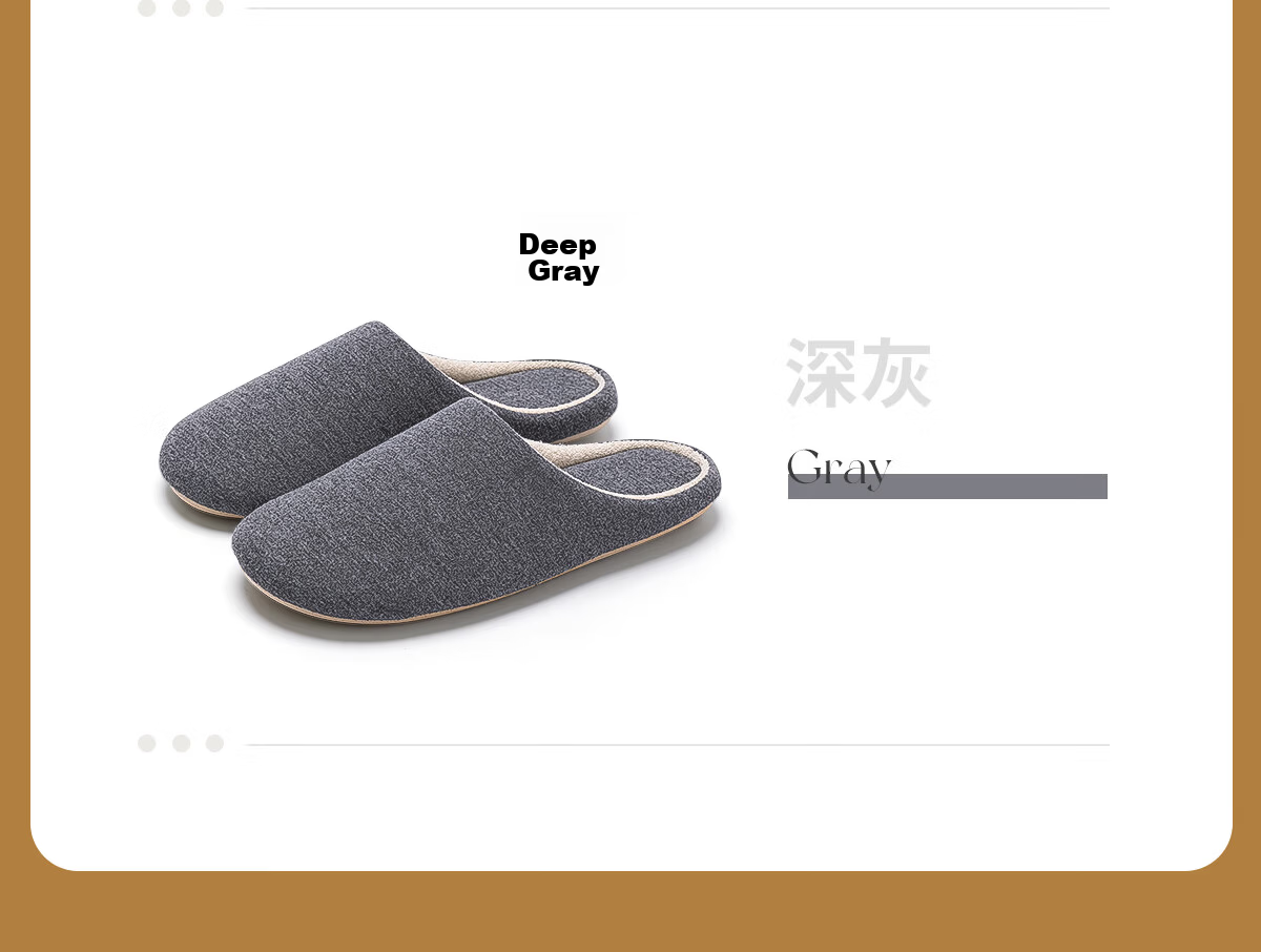 TZLDN Non-Slip Slippers for Elderly Men, Indoor Home Use, Cotton Linen Fabric, Maternity Couples, Quiet Cotton Slippers for Me 22