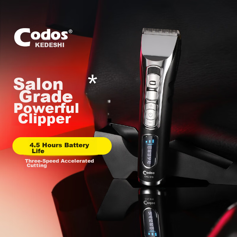 KEDISI 918 Electric Hair Clipper Haircut Trimmer Rechargeable Professional Barber Haircutting Tool Graduation Gift