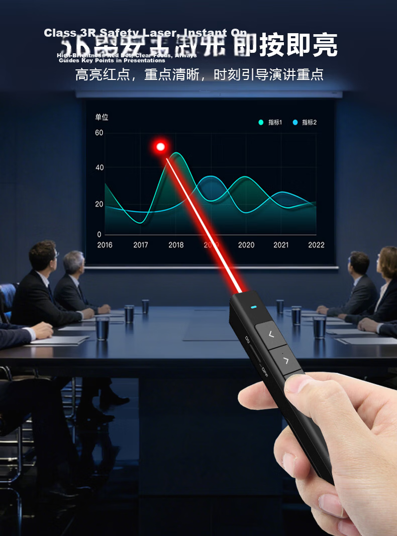Nuowei N21 BLE Laser Presentation Pointer Teacher Telescopic Teaching Rod Seewo Whiteboard PPT Touch Pen Wireless Remote Presenter Green Light Cherry Blossom Pink 8