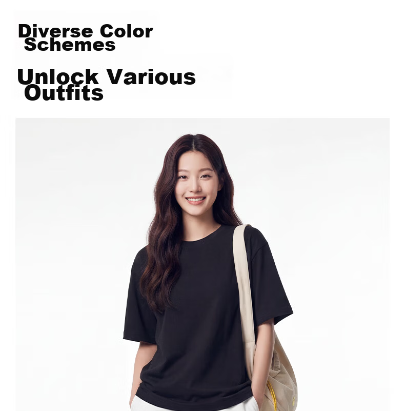 Urban Beauty Pure Cotton T-Shirt Short Sleeve Women Fashion High-End 2026 New Summer Plus Size Korean Style Casual Top 18