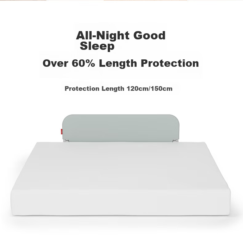EUDEMNON Children's Bed Guardrail, Fall Prevention Barrier, Baby Bedside Rail, Single-Sided Baby Crib Guardrail, 1.5 Meters Single-Sided 7