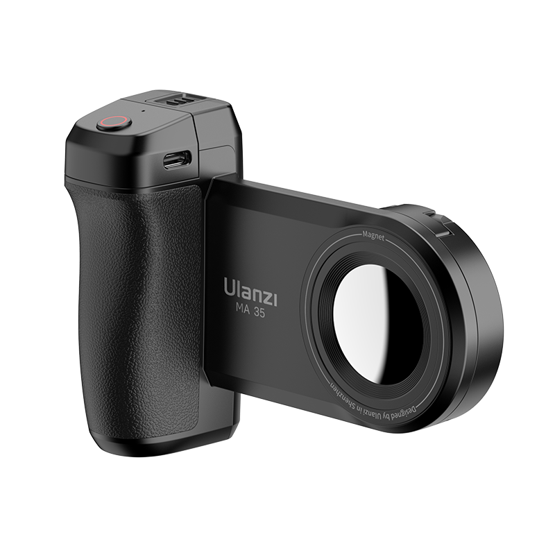 Ulanzi MA35 Magnetic Bluetooth Remote Shutter Handheld Stabilizer for Phone Photography Video Vlog Selfie Anti-Shake Travel Shooting Tool