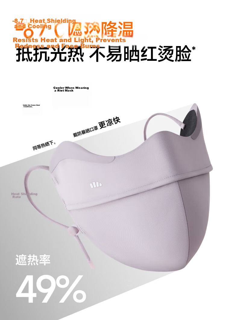 Beneunder Anti-UV Sun Protection Face Mask for Women Full Face Shield Medical Sunscreen Summer Cycling MP831 20