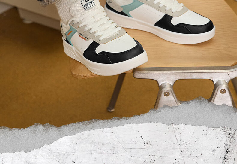 361° Men's Sports Shoes, Spring And Summer Retro Versatile Thick-Soled Warm White Casual Sneakers for Men, 672416602F-2 4