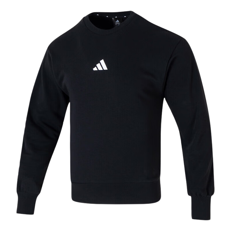 Adidas Spring Fashion Sportswear, Comfortable Breathable Casual Top, Round Neck Pullover, JE3837, Size S