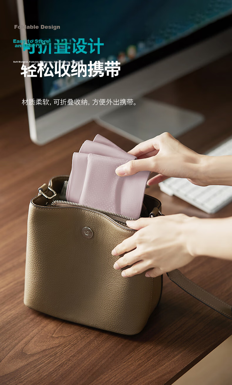 PHILIPS Teacher's Day Gift Warm Palace Massage Waist Belt Slim Menstrual Pain Relief Abdominal Warmer 3213B Purple for Girlfriend and Best Friend 15