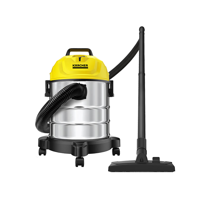 KARCHER Germany Stainless Steel Drum Vacuum Cleaner Wet and Dry Industrial Commercial Heavy-Duty Carpet Pet Powerful Vacuum Cleaner