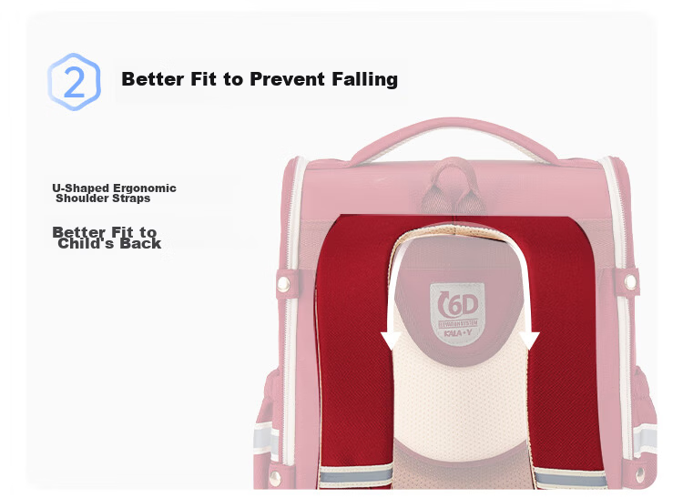 KALA·Y Backpack for Primary School Students Grades 1-4, Children's Lightweight Anti-Drop Large Capacity Shoulder Bag for Boys And Girls 3