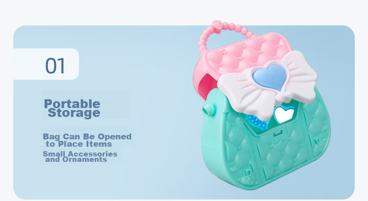 AoZhiJia Children's Toy 3-6 Years Old Girls Dress-Up Doll Set Starry Wand Princess House Pretend Play Birthday Gift 10