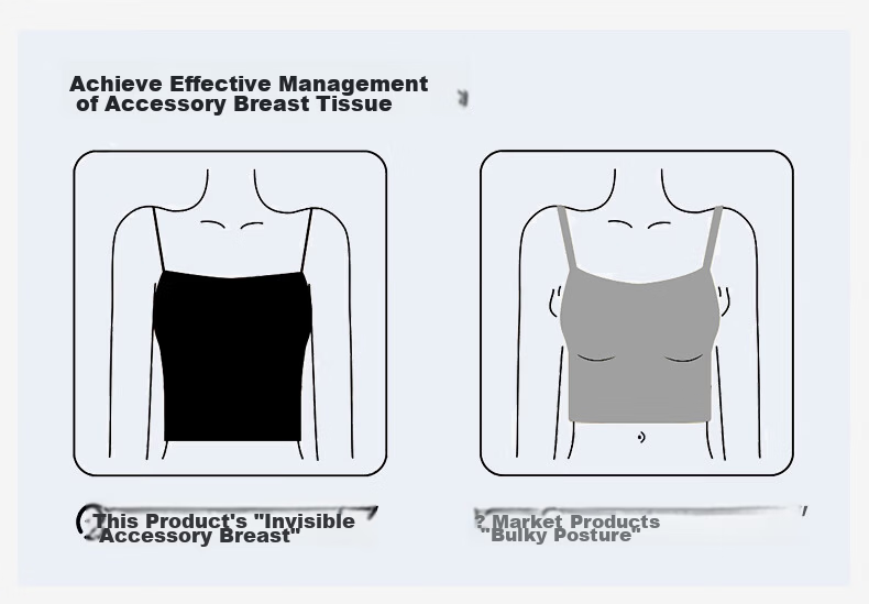 GUJIN Modal Camisole with Built-in Padded Bra, Wireless Bra, Thin Straps, Beautiful Back, Seamless Base Layer for Women 14