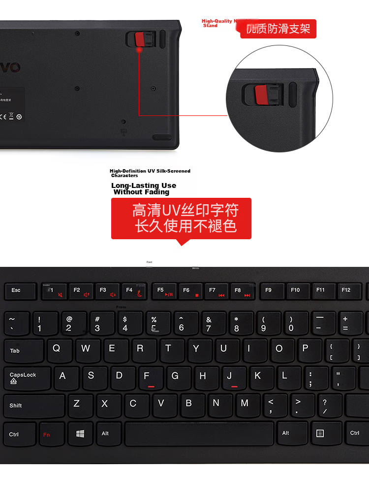 Lenovo Wired Keyboard And Mouse Combo, Keyboard, Keyboard And Mouse Set, Office Mouse And Keyboard Combo, KM4800 Keyboard, Computer Keyboard Laptop Keyboard 2022 Model 8