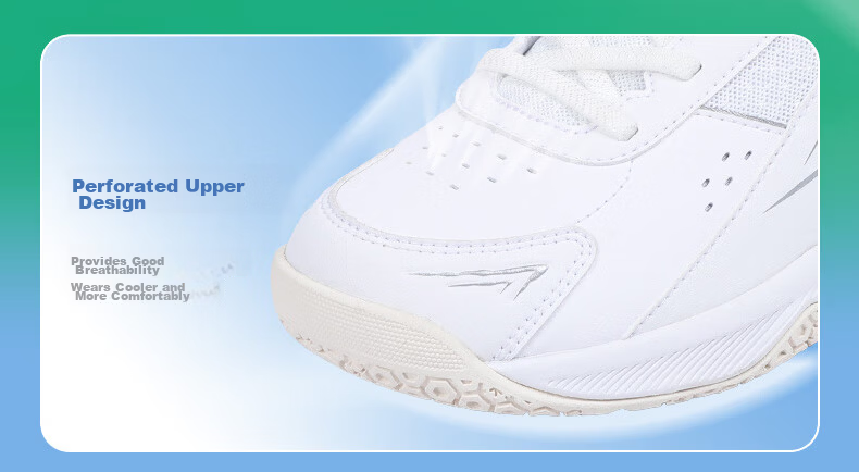 DR·KONG Sports Shoes Autumn Outdoor Training Shoes for Men and Women Children's Badminton Shoes 2C10A3013BM Green Size 40 7
