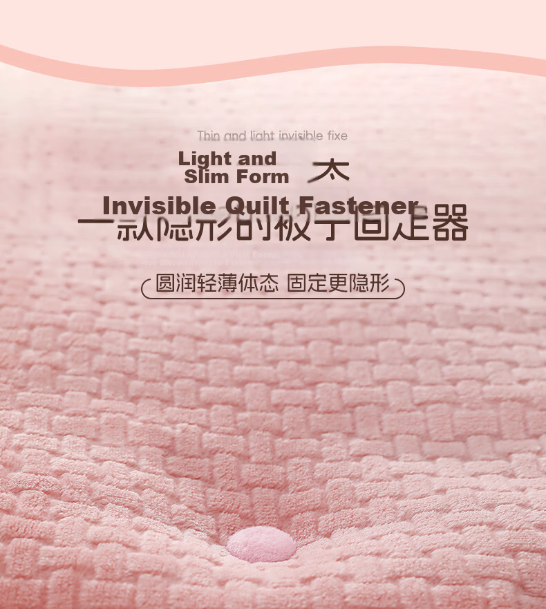 Accor Quilt Fasteners 16-Pack No-Nail Soft Clips Invisible Safety Needle-Free Anti-Slip Quilt Holders Aluminum Alloy Dormitory Quilt Fixers 4