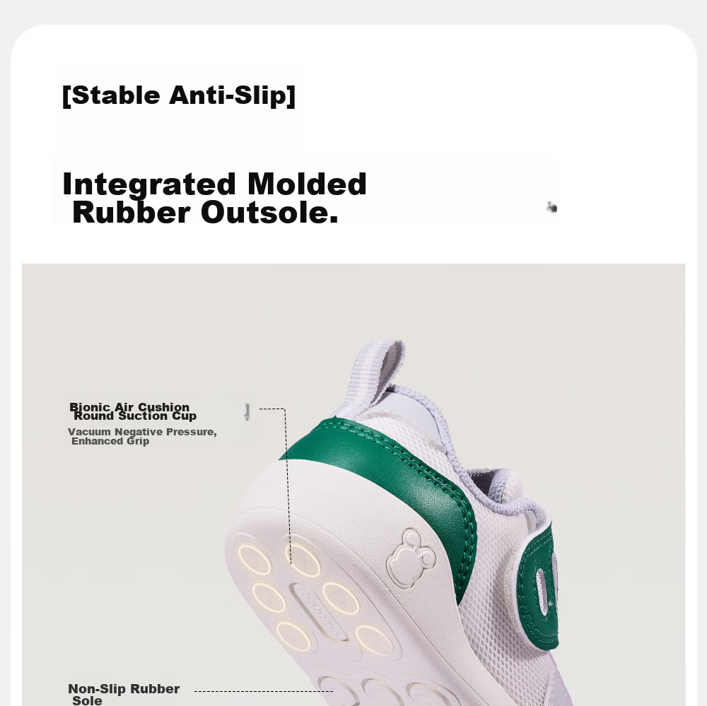 BOBDOG Toddler Shoes, Baby Walking Shoes, Soft Sole, Non-Slip, Spring Style, Anti-Collision, Functional Shoes for Boys And Girls, Infant Footwear, Khaki, Size 20 10