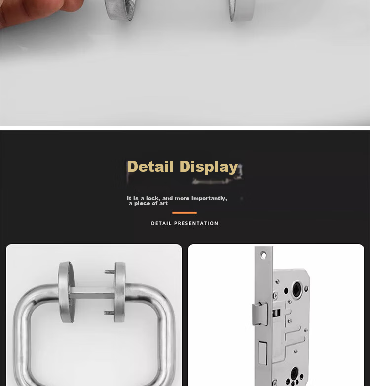 Dipu Fireproof Door Lock Stainless Steel Safety Passage Lock Fire Door Corridor Lock Premium Copper Core Fire Door Lock 9