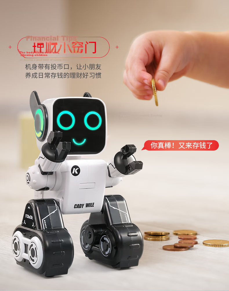 Jingda Remote Control Smart Robot Toy Programmable Toy for Boys Ages 3-6 Early Education Birthday Gift 4