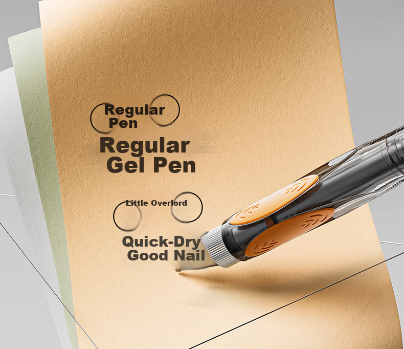 M&G Stationery [Back to School Gift] Little Overlord Retractable 0.5mm Black Gel Pen Student Signature Pen Full Needle Tube Exam Special Water Pen 3pcs AGPK4904A 12