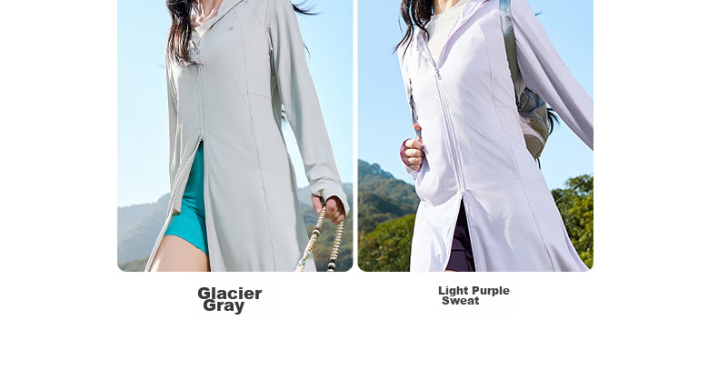 361° Women's Long Sun Protection Jacket Spring Summer Cooling UPF200+ UV Protection Outdoor Breathable Coat 662624601-3 30