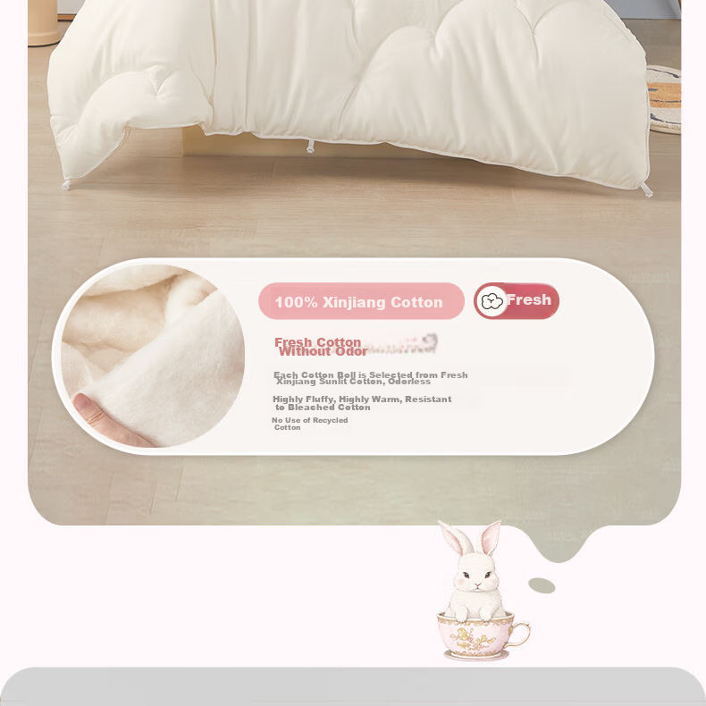 Beyond Kids Kindergarten Multi-Piece Baby Cotton Set Spring and Autumn Six-Piece Set Panda Baby 60*135cm 15