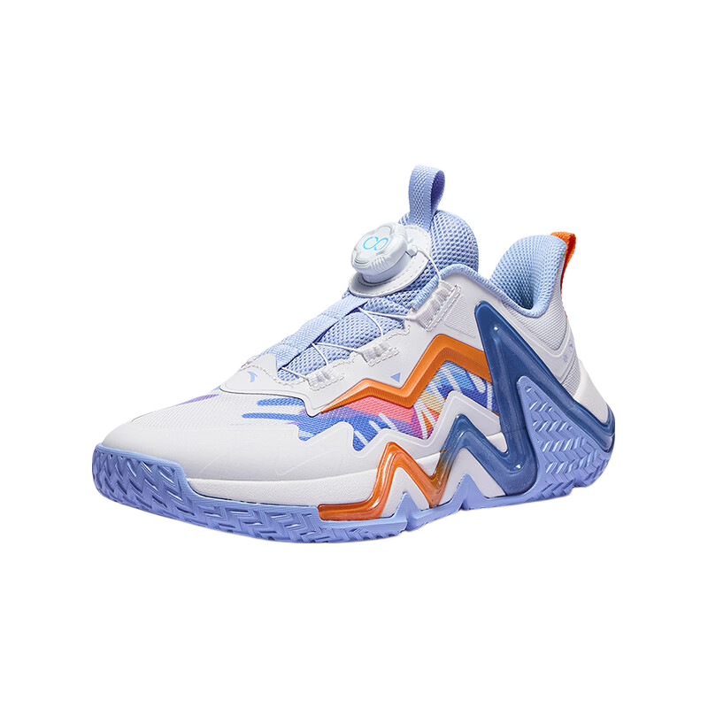 Anta Kids Boys Sports Shoes 2026 Non-slip Wear-resistant Breathable Shock-absorbing Reverse Scale Basketball Shoes A12631115