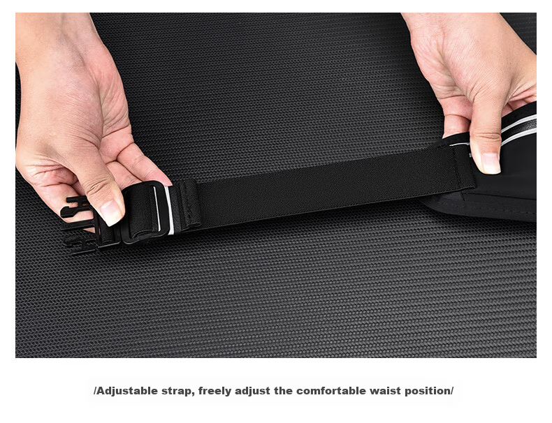 CASPIAN WOLF Sports Running Waist Pack for Men And Women, Sweat-Proof Phone Waist Bag, Marathon Gear, Fitness Invisible Waist Belt Phone Pouch 28