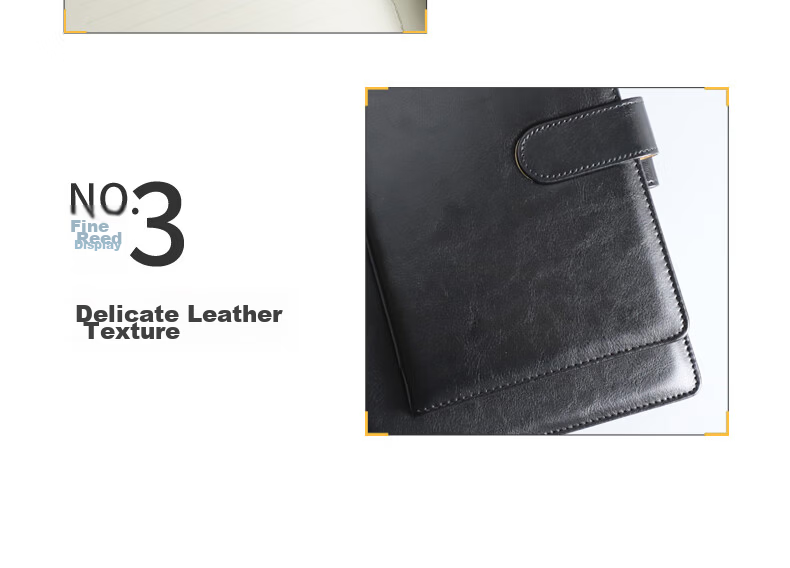 Tangyi B5 Brown Leather Notebook with Buckle, 100 Sheets 200 Pages, Business Office Meeting Record Book, Work Study Notebook, Journal Diary, Customizable Enterprise Logo 7