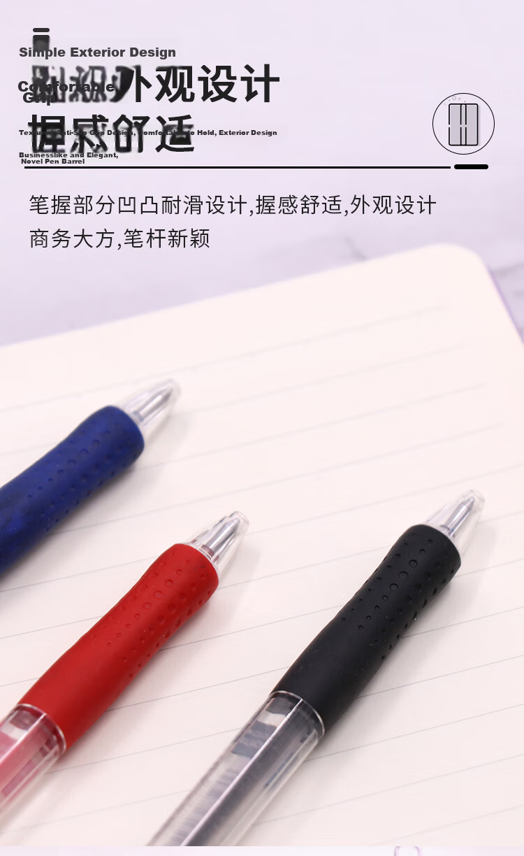 Uni Mitsubishi SN-100 Retractable Ballpoint Pen 1.0mm Blue Ink Student Office Signature Pen 12-Pack Back to School Edition 5
