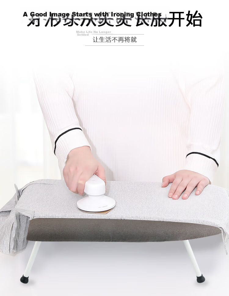MENGTING Folding Ironing Board Thickened Cotton Portable Heat-Resistant Ironing Board for Home Use 1