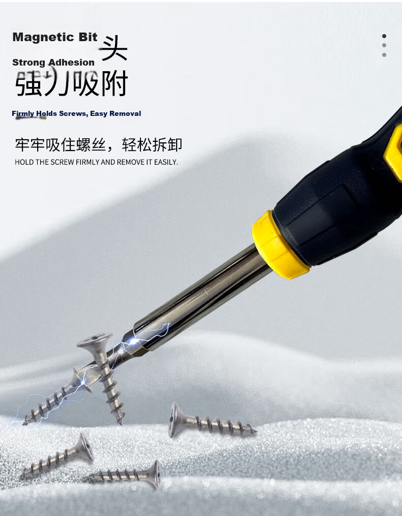 Great Wall 6-in-1 Multi-Function Screwdriver Set Household Double-Head Socket Bit Repair Tool 278106 4