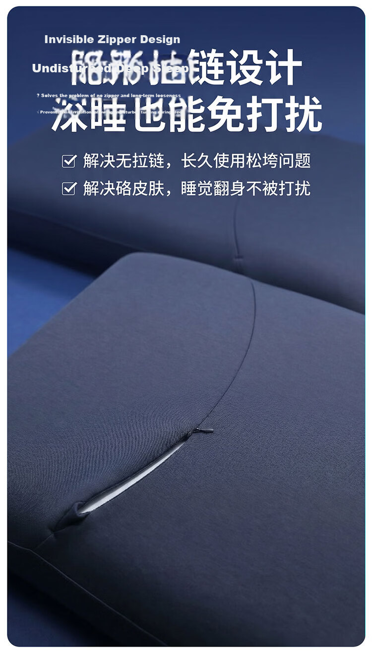 Mercury Home Textiles Deep Sleep Pillow Pro Ergonomic Pillow 3.0 Memory Foam Neck Support Pillow 10cm Sleep Aid Core for Adults 11
