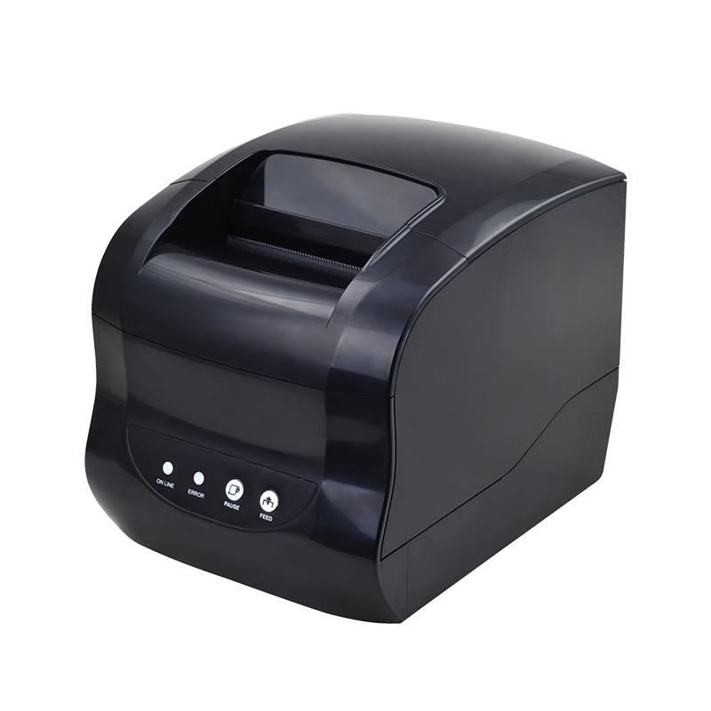 XINYE XP-365B Thermal Label Barcode Adhesive Printer for Milk Tea Shops, Supermarkets, Retail Price Stickers, QR Codes, Certificates, Clothing Tags, Warehouse Logistics USB