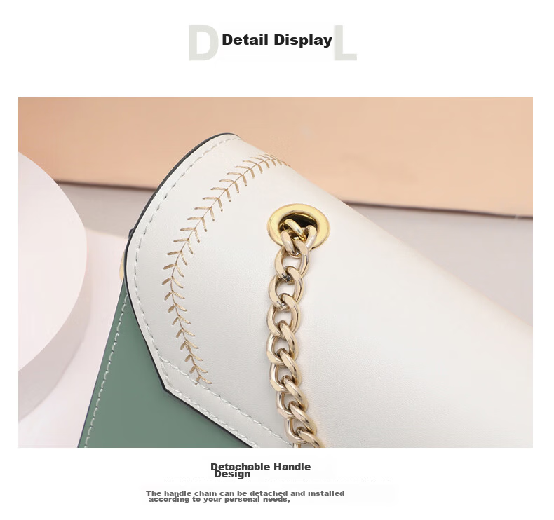 Love Sea Cowhide Leather Women's Shoulder Bag Crossbody Bag Trendy Underarm Bag Boutique Birthday Gift High-End Feel for Girlfriend Wife 32