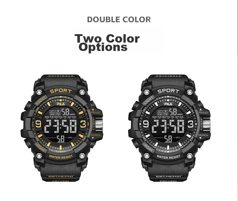 FILA Electronic Watch for Middle and High School Students, Kids' Birthday Gift, Sports Waterproof Wristwatch 6564-006 12