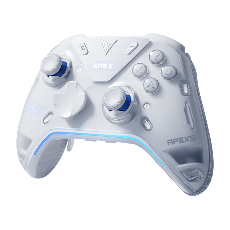 Flydigi Octopus 5 Force Feedback Elite Wireless Game Controller with Adjustable Force Alloy Joystick [Limited Time Joystick Cap Set] Shadow Blade Zero