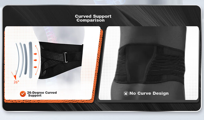Under Armour Lumbar Support Belt Disc Fitness Sports Warm Waist Brace Squat Weightlifting Deadlift Basketball Sitting Support Abdominal Compression Waist Trainer Belt 6