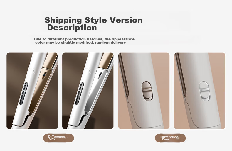 AUX Curling and Straightening Iron Dual-Use Hair Straightener Negative Ion Hair Styling Tool Bangs Flat Iron Men's Short Hair Straightener Travel Essential 15