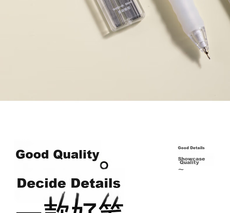 Deli Cloud Touch 0.5mm/HB Automatic Mechanical Pencil Set (1 Pencil, 20 Leads) Student Stationery Exam Drawing SH252-05 12