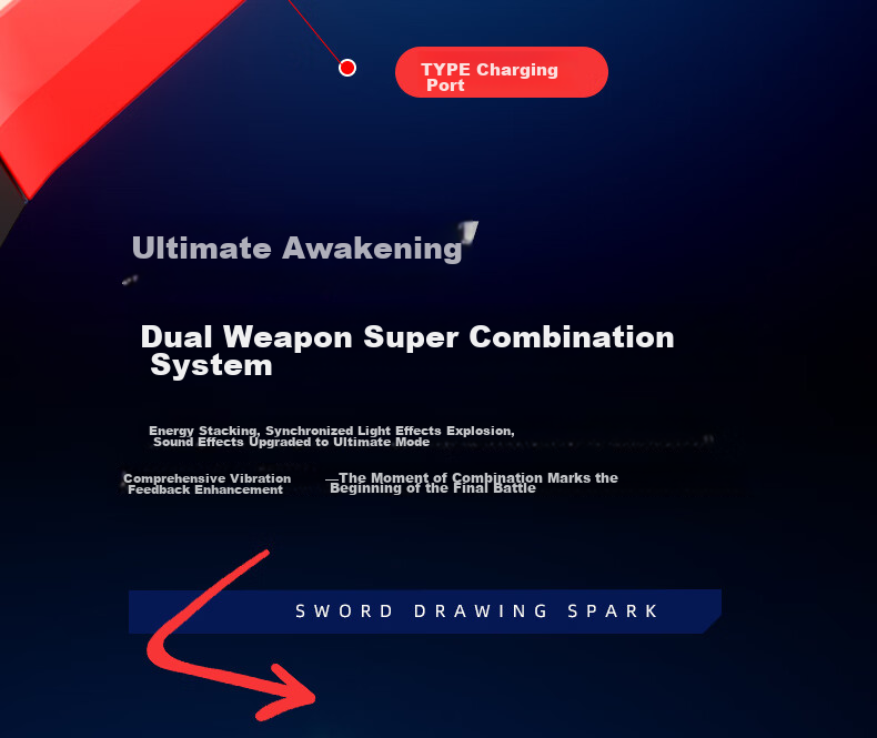 Miaobeile Sound and Light Sword Axe Kids Toy Knife Spray Laser Sword Transformable Double Blade Birthday Gift for Boys 6-12 Years Old 12