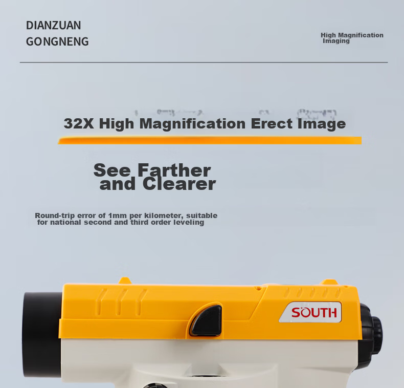 SOUTH NL232 High-Precision 1mm Auto-Level Optical Outdoor Surveying Instrument Full Set 4