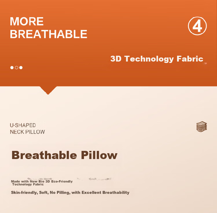 Mixiaoshu U-Shaped Pillow, Nap Pillow, Sleeping Cervical Pillow, Specialized Memory Foam Neck Support Pillow, for Car, Airplane Travel, Nap 13