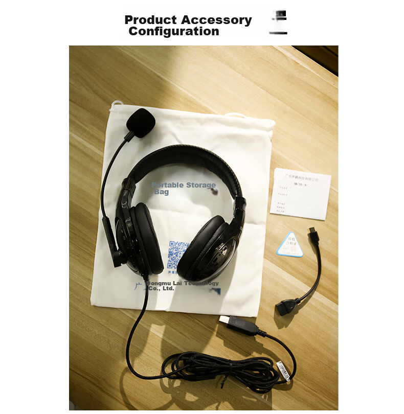 SaLaR E810 English Speaking Exam Headset Over-Ear Middle and High School Oral Test Recording Playback Human-Computer Dialogue Earphones with Microphone USB Type-C Dual Interface Black 21