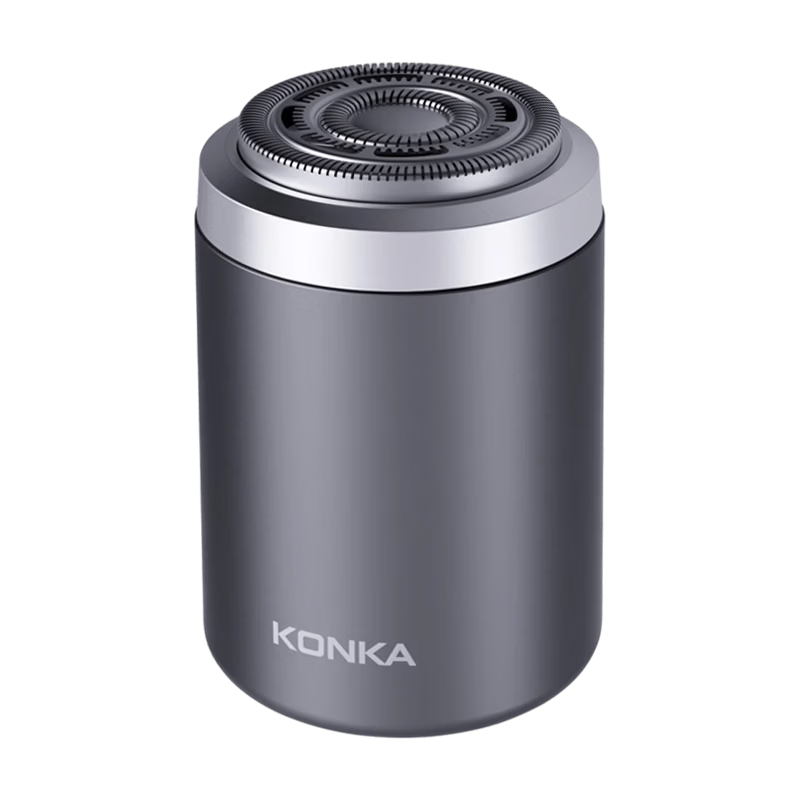 KONKA Portable Electric Shaver Mini Men's Waterproof Rechargeable Razor with 6-Blade Head Gift for Boyfriend Valentine's Day Gift