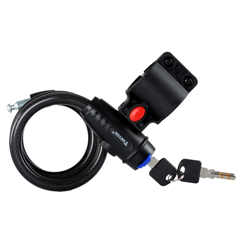 Universal Lock 588E Bicycle Lock Mountain Bike Wire Lock Steel Cable Anti-Theft Lock Cycling Equipment