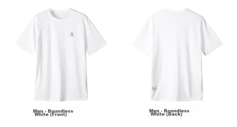 CAMEL Men's Summer New Loose Fit Short Sleeve T-Shirt Breathable Running Training Ultra-Thin Quick-Dry Sportswear Top 28